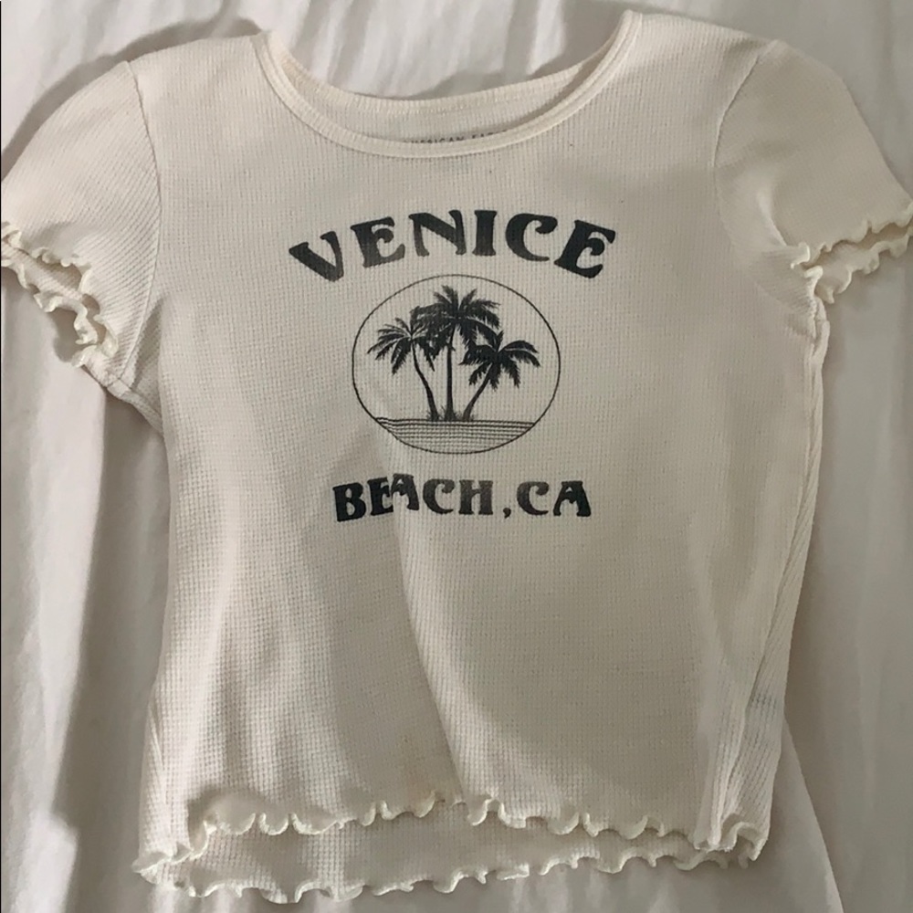 Women’s white Venice Beach tee